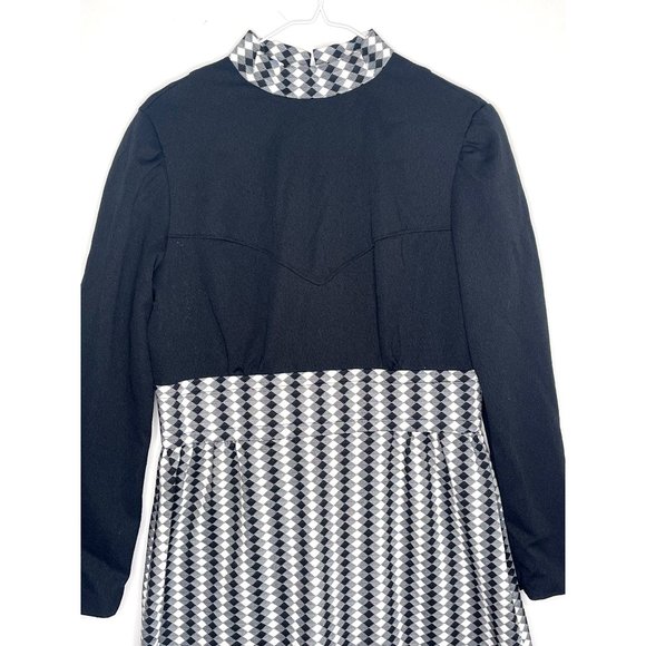 Vintage 60s Retro Maxi Dress Size M/L - Picture 2 of 7